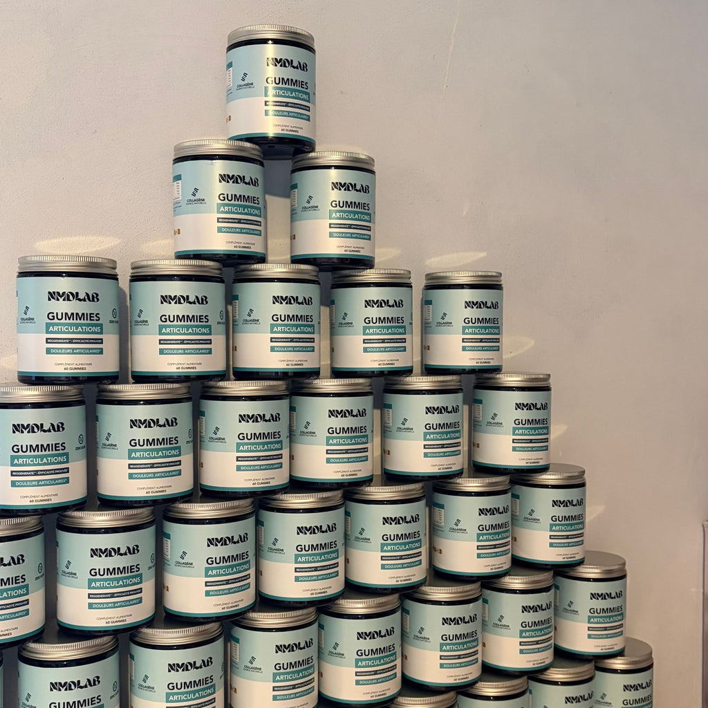 stock de produits gummies nmdlab